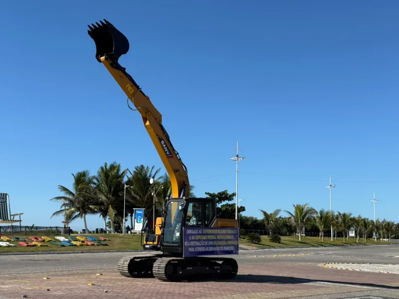 Conceição da Barra amplia frota de máquinas para reforçar infraestrutura urbana e apoio ao campo Conceição da Barra amplia frota de máquinas para reforçar infraestrutura urbana e apoio ao campo