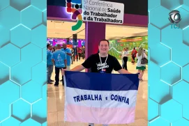 Jovem de Pedro Canário leva voz do interior à 5ª Conferência de Saúde do Trabalhador